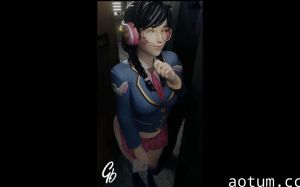 3D D.Va学园：淫荡女学生的课后诱惑