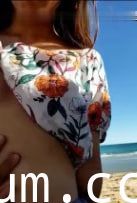 海边度假忍不住激情野战！女友浪叫盖过海潮，比大海还放荡！