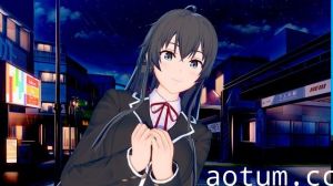 【3D】热情女学生雪野中浪漫性爱海报