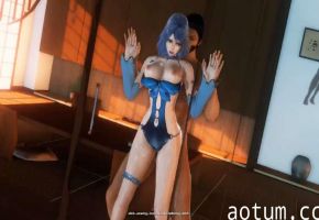 3D同人动画：斗罗大陆水冰儿的湿身诱惑02