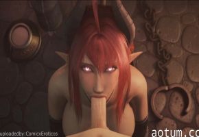 3D魅魔深喉颜射火辣诱惑