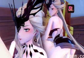 【原神同人3D】AKT女士威胁旅行者履行承诺 国语配音中文字幕