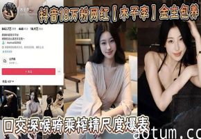 抖音18万粉网红【木子李】金主包养视频流出！口交深喉骑乘榨精尺度爆表