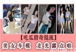 【吃瓜猎奇混流】美女车模 走光露点啦 浑身的科技 这价位质量可以啊
