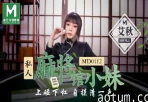 艾秋MD0112私人麻将馆的打工小妹上碰下槓自摸清一色