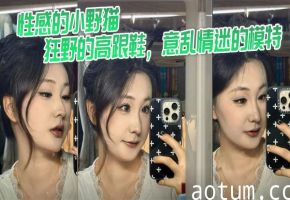 性感的小野猫，狂野的高跟鞋，意乱情迷的模特海报
