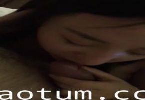 高颜值小骚货口交2