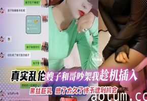 真实乱伦-嫂子和亲哥吵架我趁机插入，黑丝巨乳嫂子 想了太久终于找到了机会