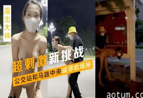 露出大神超刺激新挑战公交站和马路中央成寻欢场所