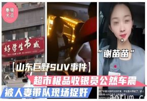山东巨野车震事件火爆大瓜超市收银员谢苗苗半夜车震海报