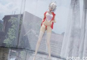 MMD06 肚兜汉服捆绑SM，弱音呻吟淫妻极品骚穴内射爆汁