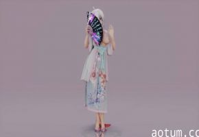MMD50 巨乳汉服妹纸弱音被狂操 寄明月高潮淫叫