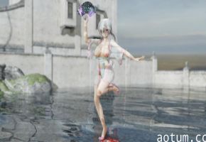 MMD52 汉服萝莉少女被大叔按在琴上狂操 弱音酱淫叫湿透薄纱