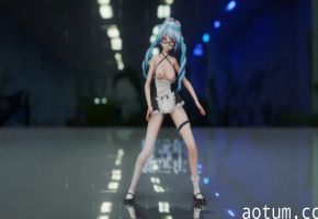 MMD-58 眼镜白丝女仆姐Miku骚臀摇不停 KDA蜡笔小新裤玩到你硬
