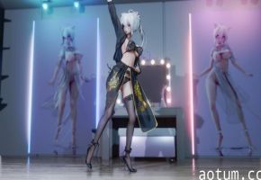 MMD78 汉服黑丝弱音极品骚货沦陷GFRIEND-MAGO爆操内射