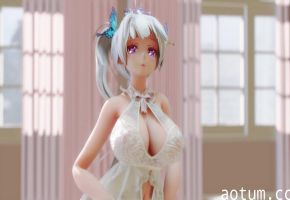 MMD-86 绝美新娘婚纱被狂插 御姐光辉湿身夜战