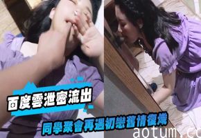 同学聚会重逢初恋，无套爆操骚穴内射