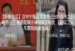 书记男小三偷情人妻，车震视频惨遭泄露淫乱全曝