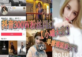 抖音网红小喵大宝 300W粉反差骚货 裸照流出淫荡本性海报