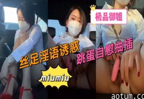 在车上！极品御姐丝足淫语诱惑跳蛋自慰爽翻天!海报