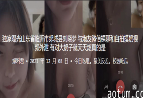 独家曝光！临沂刘晓梦巨乳自拍视频外泄，微信裸聊被爆操天天炫奶海报