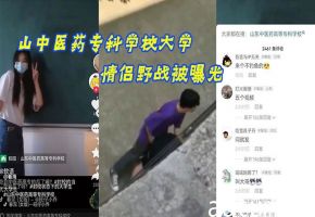 校花情侣野外偷欢被偷拍，巨乳爆操内射曝光