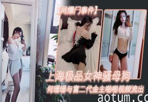 上海骚母狗何珊珊被富二代金主爆操内射流出狂野视频